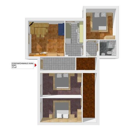 Haus Nina Apartman Gerlosberg Kültér fotó